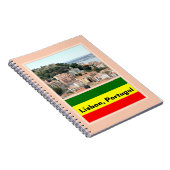 リスボン、ポルトガルスカイライン ノートブック (右側)