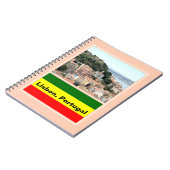 リスボン、ポルトガルスカイライン ノートブック (左側)