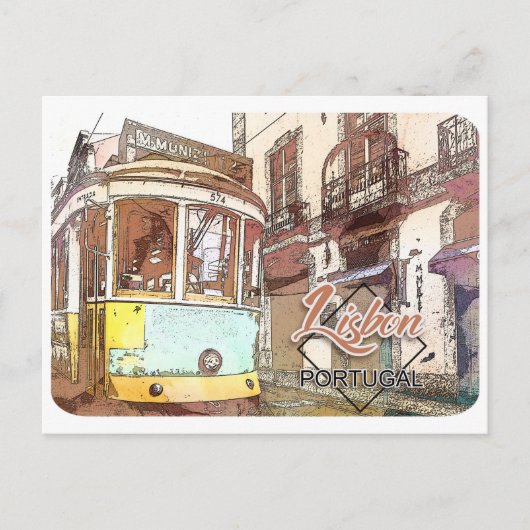 リスボン,ポルトガル旅行はがき ポストカード (正面)