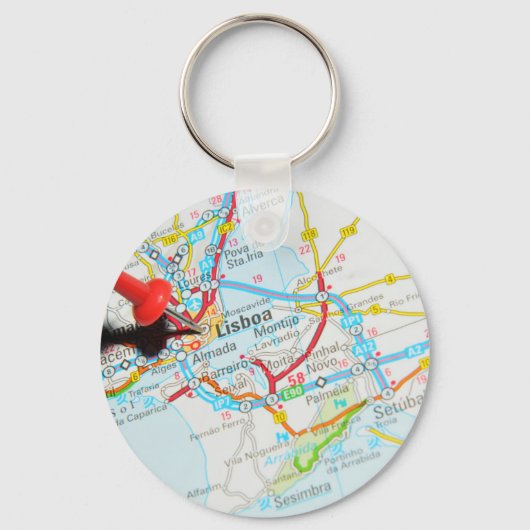 リスボン，ポルトガル キーホルダー (正面)
