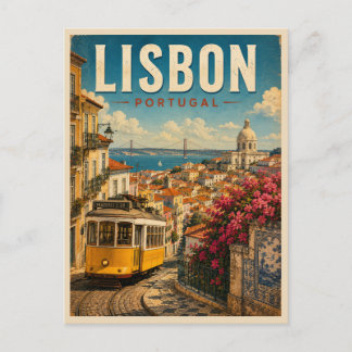 リスボン ポルトガル ヴィンテージ旅行 ポストカード