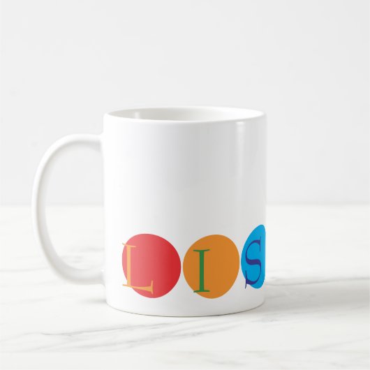 リスボン/リスボンのマグ コーヒーマグカップ (左)
