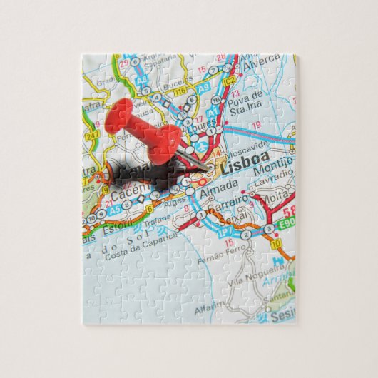 リスボン、リスボン、ポルトガル ジグソーパズル (縦)