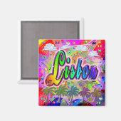 リスボン ヴィスタ エクスプレス マグネット (正面/裏面)