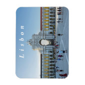 リスボン。商業広場。 マグネット (縦)