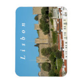 リスボン。聖ジョージ城。 マグネット (縦)