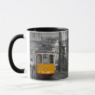 リスボン#28の市街電車のマグ マグカップ