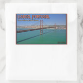 リスボン – 4月25日 長方形シール (バッグ)