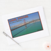 リスボン – 4月25日 長方形シール (封筒)