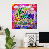 リスボンVistaポスタ表現ー ポスター (ホームオフィス)