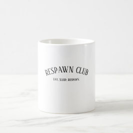 リスポーンクラブ たべる ねる リスポーン ゲーマー コーヒーマグカップ