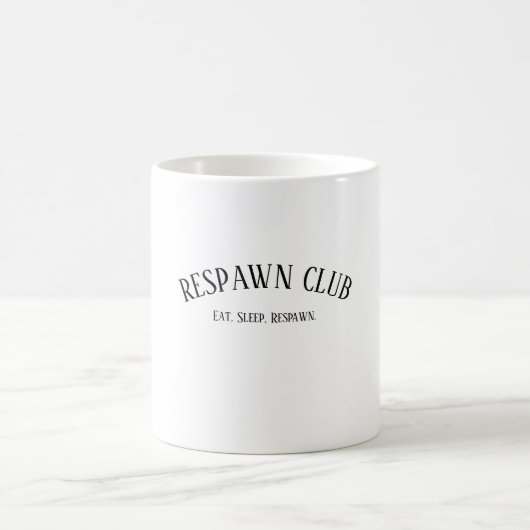 リスポーンクラブ たべる ねる リスポーン ゲーマー コーヒーマグカップ (中央)