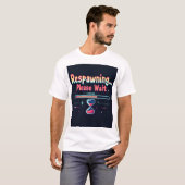 リスポーン中... しばらくお待ちください – おもしろゲーマーTシャツ Tシャツ (正面フル)