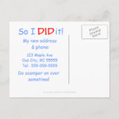 リスユーモアのあるルの動きの発表 案内ポストカード (裏面)