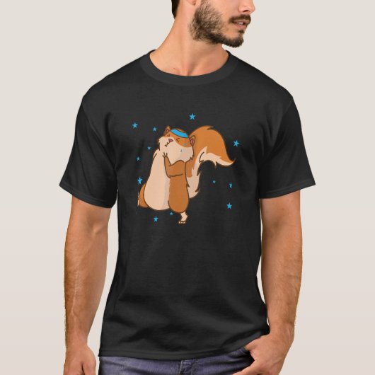 リスランニングルの木のネズミ Tシャツ (正面)