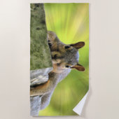 リスリラックスル ビーチタオル (正面)