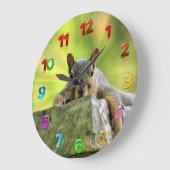 リスリラックスル ラージ壁時計 (傾斜)