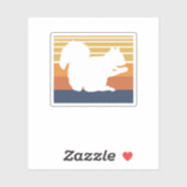 リスレトロヴィンテージ60s 70s動物リス値リスト シール (シート)