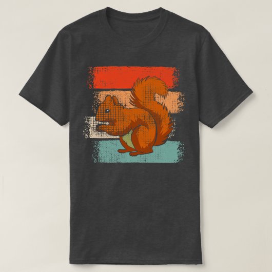 リスレトロ Tシャツ (デザイン正面)
