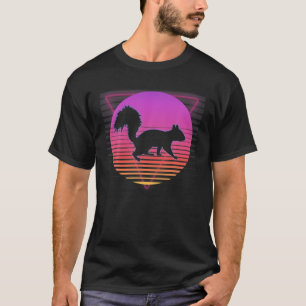 リスレトロVAPORWAVEヴィンテージ80S 90Sスタイル太陽 Tシャツ