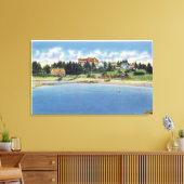 リスレルインオンリス島のビュー キャンバスプリント (インサイチュ (リビング))