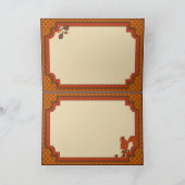 リスレルオンブランチアップリケ – ルック感謝祭 シーズンカード (内部)