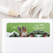 リスレルクリスマスホリデーズ差出人住所ラベル ラベル (インサイチュ)