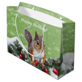 リスレルクリスマスホリデーズ抱き枕 ラージペーパーバッグ (裏面アングル)