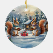 リスレルホリデーデザインバイリッチアメンギル セラミックオーナメント (裏面)