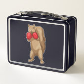 リスレルボクサーボクシング手袋 メタルランチボックス (裏面)