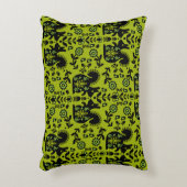 リスレル北欧スカンジナビアフォークアート アクセントクッション (正面(垂直))