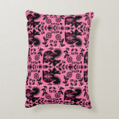 リスレル北欧スカンジナビアフォークアート アクセントクッション (裏面(縦))