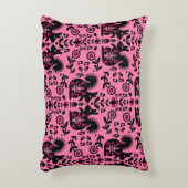 リスレル北欧スカンジナビアフォークアート アクセントクッション (正面(垂直))