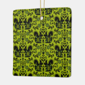 リスレル北欧スカンジナビアフォークアート セラミックオーナメント (左)