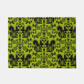 リスレル北欧スカンジナビアフォークアート ドアマット (正面)