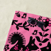 リスレル北欧スカンジナビアフォークアート ビーチタオル (インサイチュ)