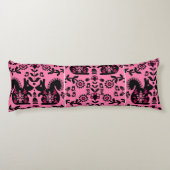 リスレル北欧スカンジナビアフォークアート ボディピロー (裏面)