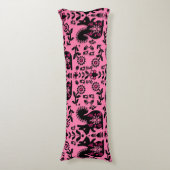 リスレル北欧スカンジナビアフォークアート ボディピロー (正面縦)