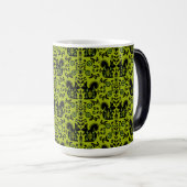 リスレル北欧スカンジナビアフォークアート モーフィングマグカップ (正面右)