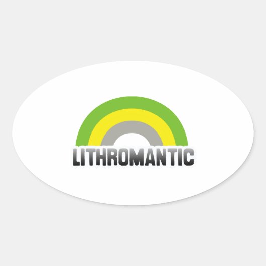 リスロマンティック プライド 楕円形シール (正面)