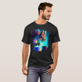 リス不機嫌科学者の化学混合 Tシャツ (正面フル)