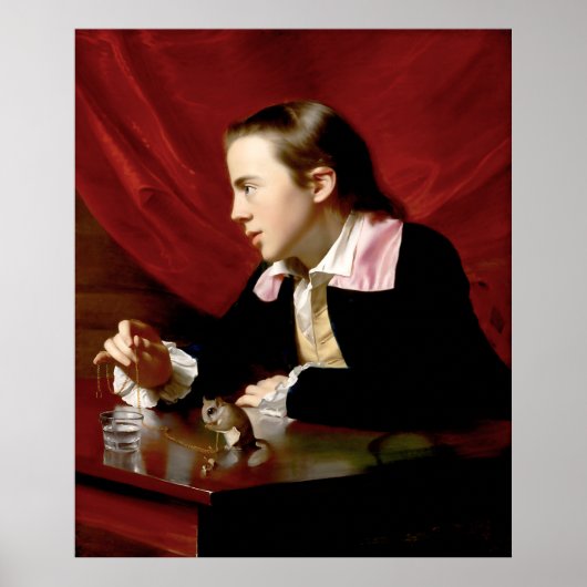 リス付きの少年 ポスター (正面)