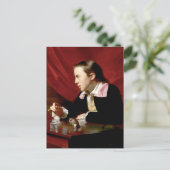 リス付きの少年 ポストカード (スタンド正面)