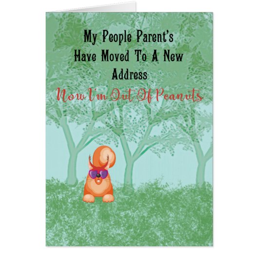 リス付き新しいアドレスカードに移動 (正面)