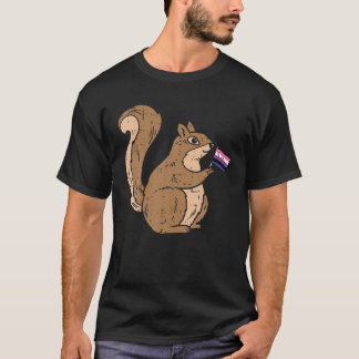 リス体液フラッグプライド非二元動物 Tシャツ