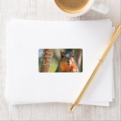 リス保持チーズパフ住所 シール (インサイチュ)