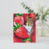リス入りイチゴ天国 シーズンポストカード (スタンド正面)