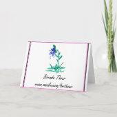 リス勉強父のデイカード カード (裏面)