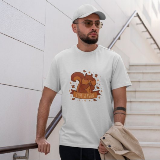 リス動物の秋 Tシャツ