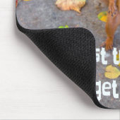 リス単にナットを取得しようとしているだけ マウスパッド (コーナー)